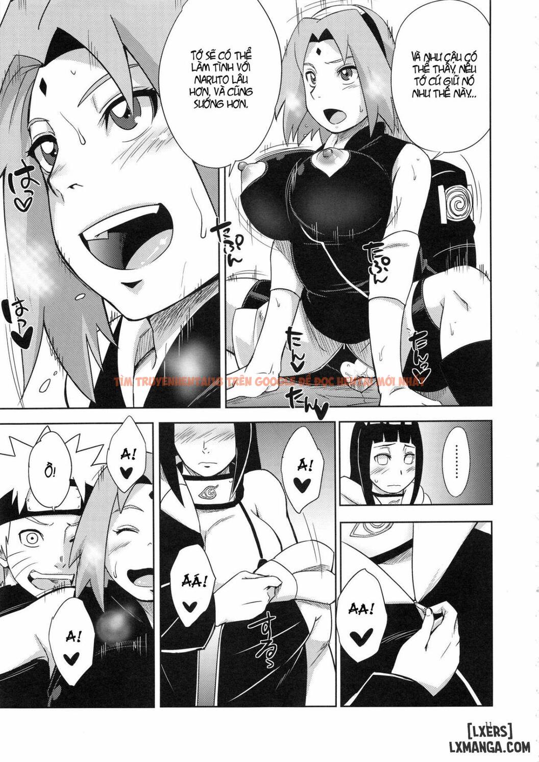 Xem ảnh 9 trong truyện hentai Cuộc Phiêu Lưu Giông Báo Của Chị Em Hinata Và Sakura - One Shot - truyenhentai18.pro