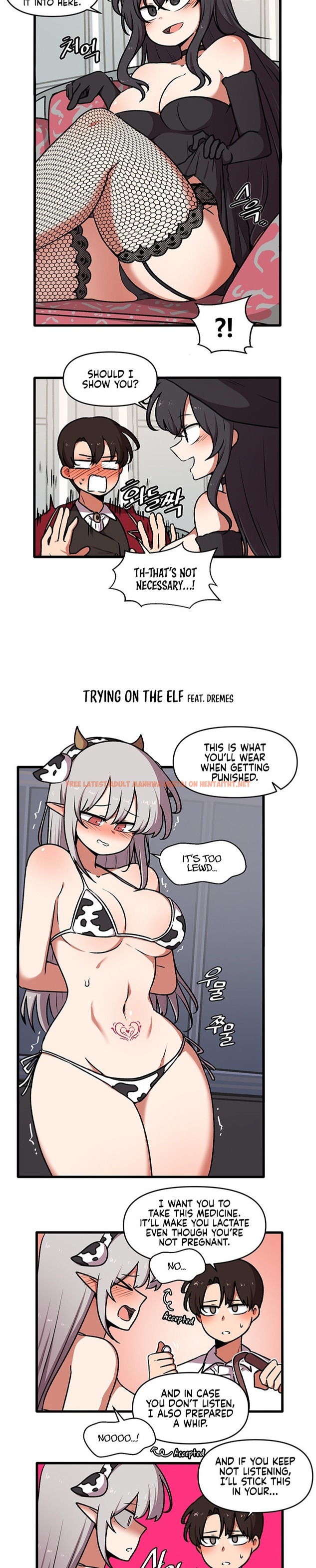 Read Hentai Image 2 345 in comic Elf Who Likes To Be Humiliated - Chapter 44.5 - hentaitnt.net