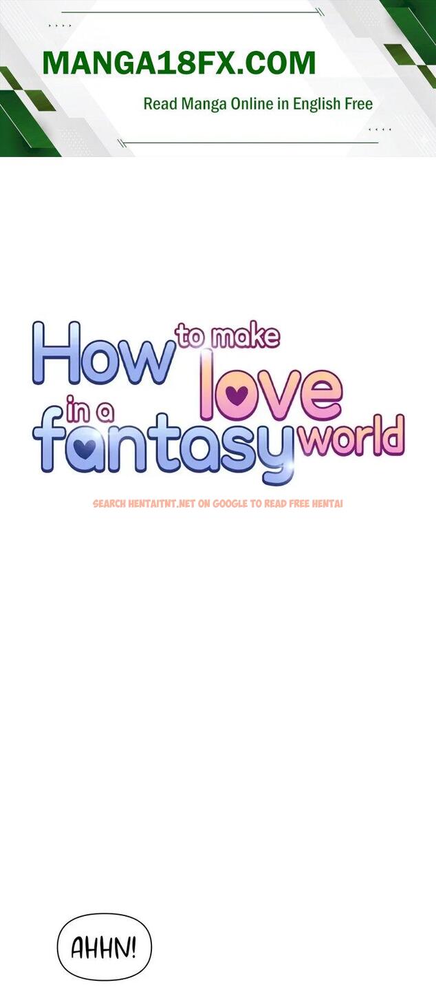 How To Make Love In A Fantasy World - Chapter 31