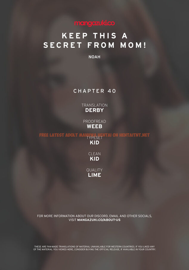 Read Hentai Image 1 003 in comic Keep It A Secret From Your mother! - Chapter 40 - hentaitnt.net