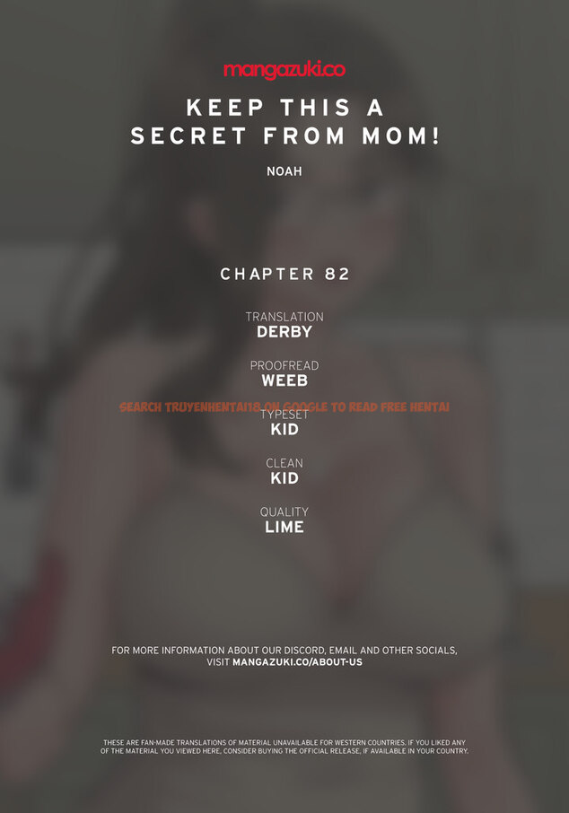 Read Hentai Image 1 850 in comic Keep It A Secret From Your mother! - Chapter 82 - hentaitnt.net
