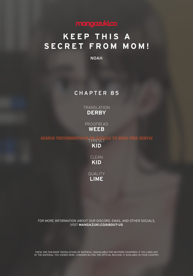 Read Hentai Image 1 618 in comic Keep It A Secret From Your mother! - Chapter 85 - www.hentaitnt.net