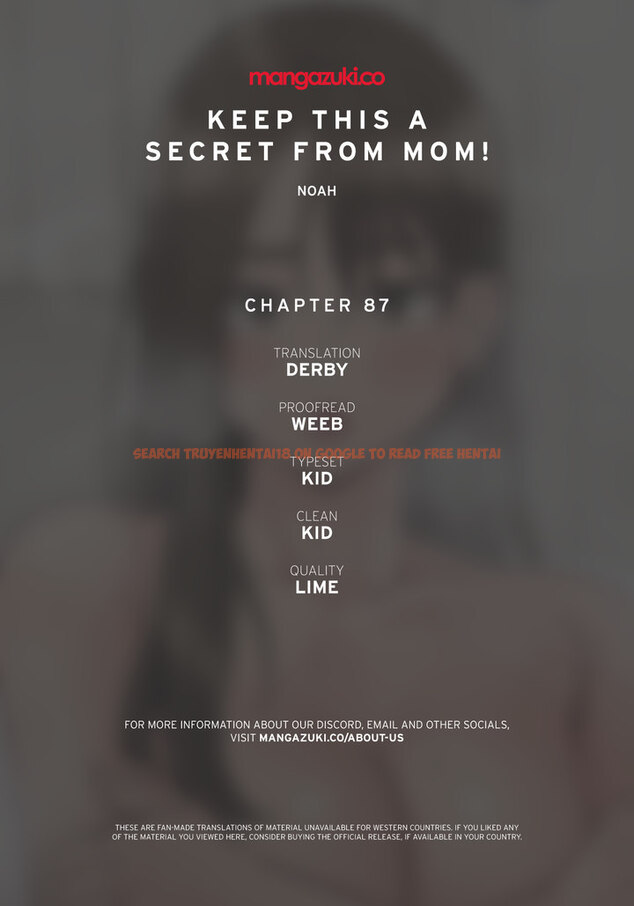 Read Hentai Image 1 697 in comic Keep It A Secret From Your mother! - Chapter 87 - www.hentaitnt.net