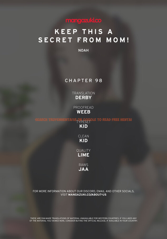 Read Hentai Image 1 97550 in comic Keep It A Secret From Your mother! - Chapter 98 - www.hentaitnt.net