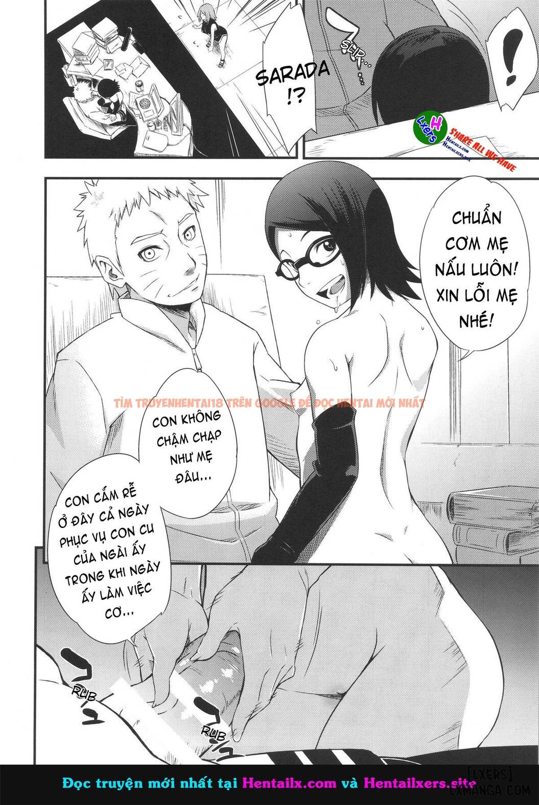 Xem ảnh 6 trong truyện hentai Konoha Donburi Aigake - One Shot - truyenhentai18.pro