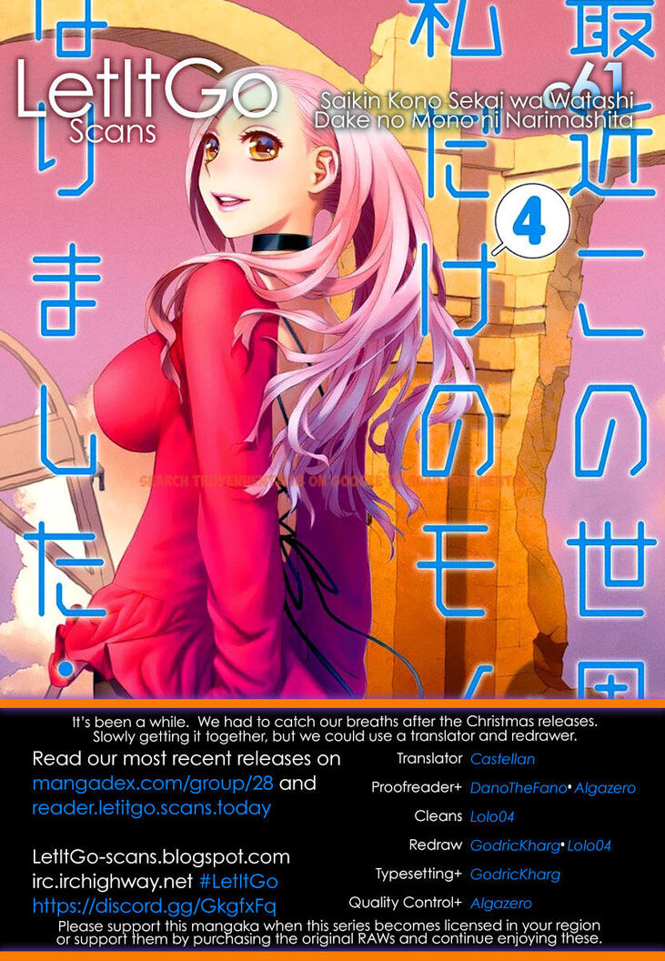 Read Hentai Image 1 000 in comic Saikin Kono Sekai Wa Watashi Dake No Mono Ni Narimashita…… - Chapter 61 - hentaitnt.net