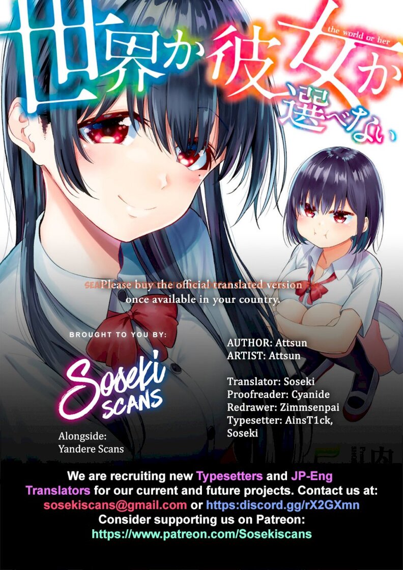 Read Hentai Image 1 378 in comic Sekai Ka Kanojo Ka Erabenai - Chapter 22 - hentaitnt.net
