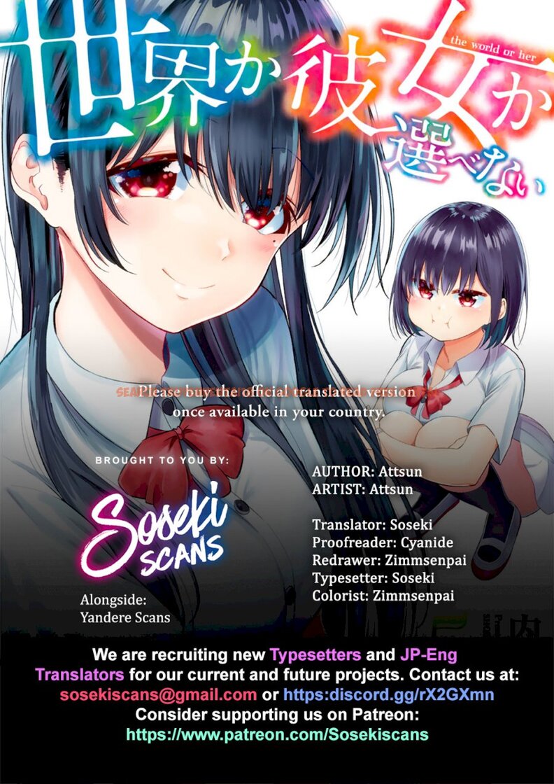 Read Hentai Image 1 382 in comic Sekai Ka Kanojo Ka Erabenai - Chapter 23 - hentaitnt.net