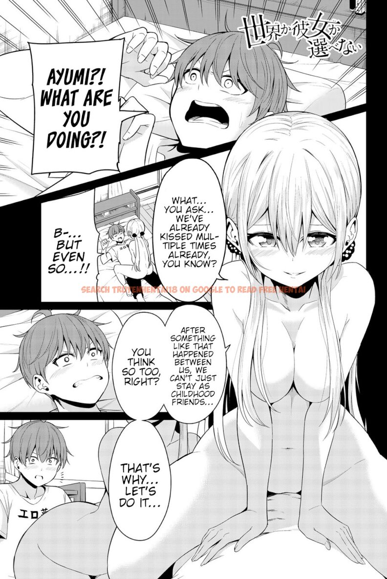 Read Hentai Image 2 382 in comic Sekai Ka Kanojo Ka Erabenai - Chapter 23 - hentaitnt.net