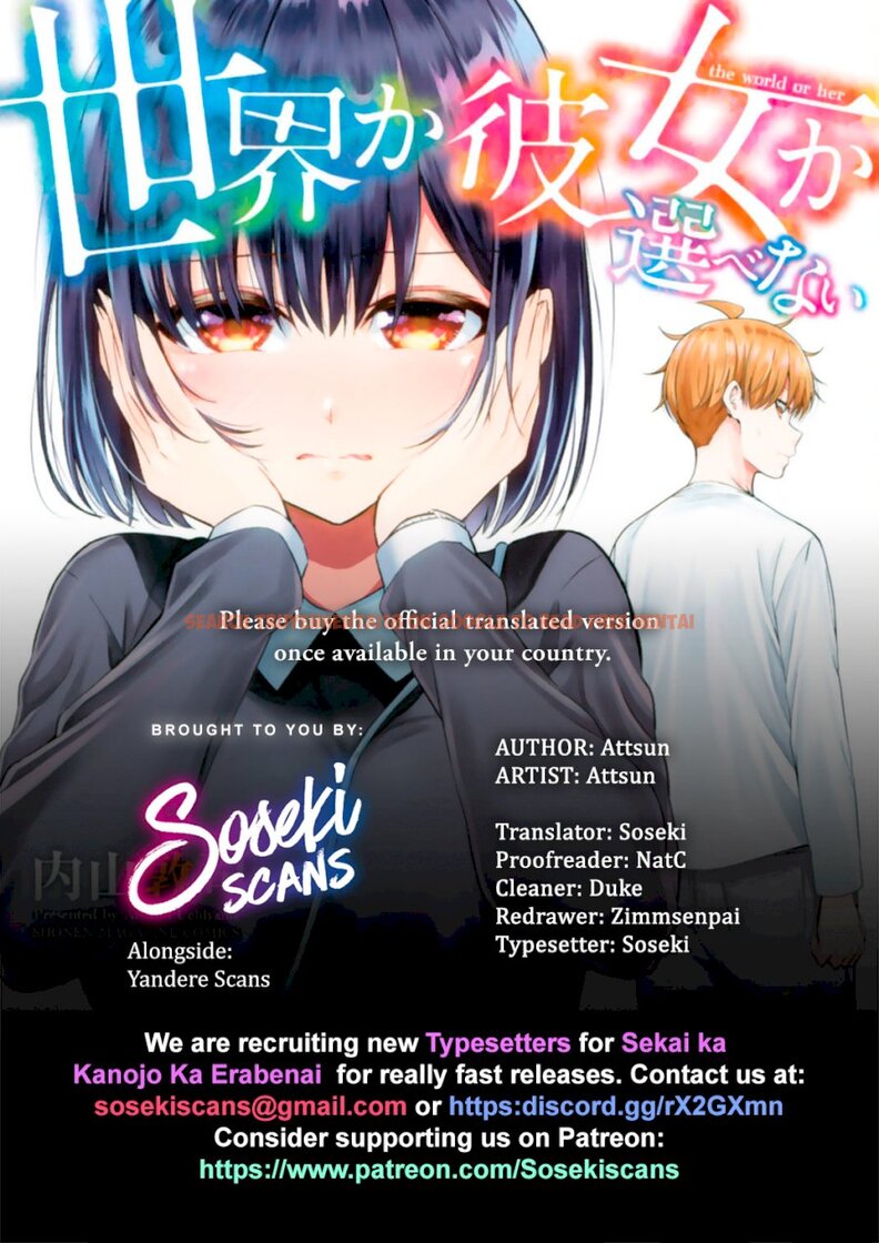 Read Hentai Image 1 382 in comic Sekai Ka Kanojo Ka Erabenai - Chapter 25 - hentaitnt.net