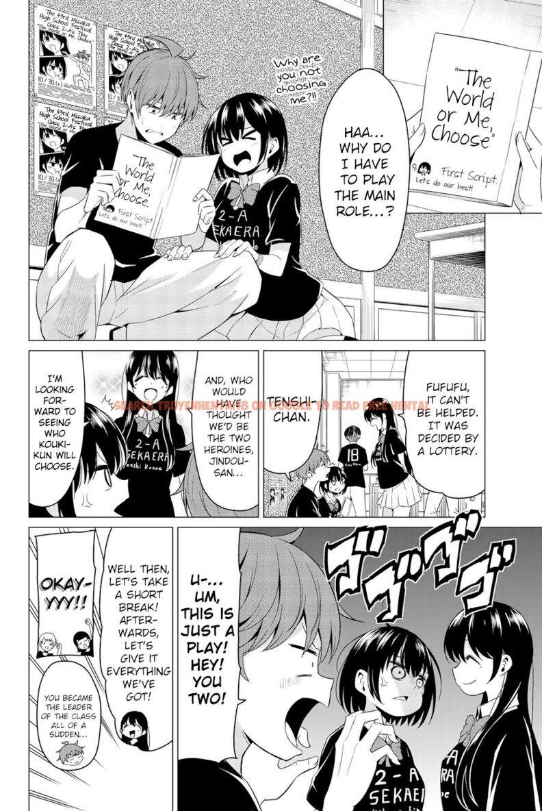 Read Hentai Image 5 385 in comic Sekai Ka Kanojo Ka Erabenai - Chapter 26 - hentaitnt.net