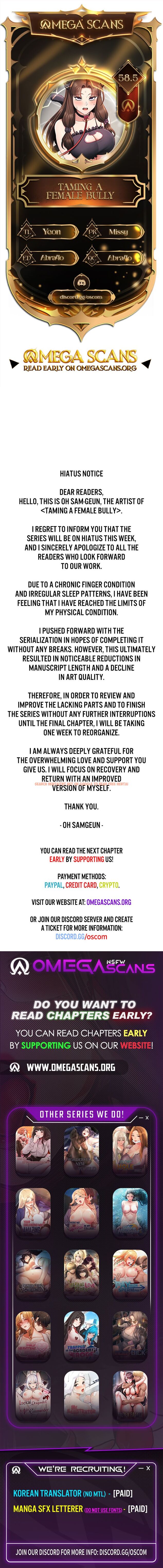 Taming A Female Bully - Chapter 58.5