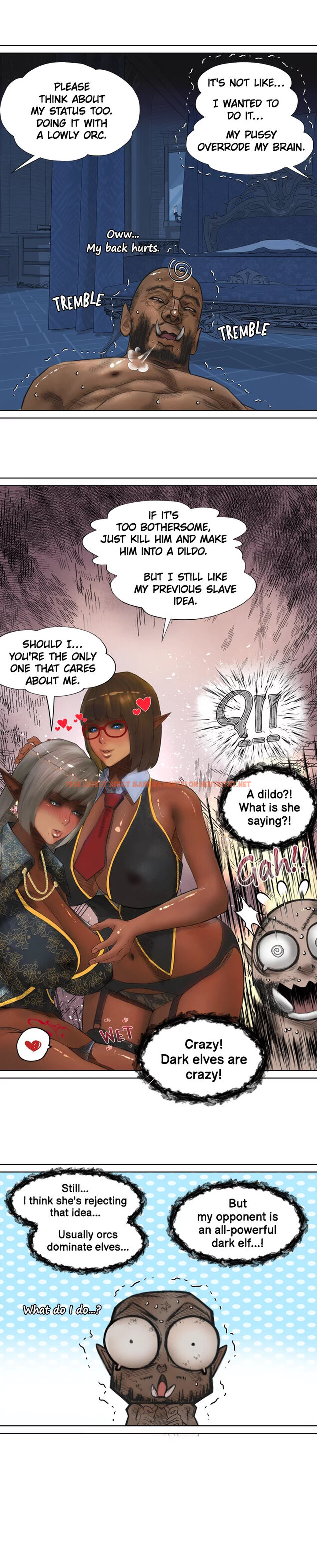 Read Hentai Image 8 664 in comic The Dark Elf Queen And The Slave Orc - Chapter 2 - hentaitnt.net