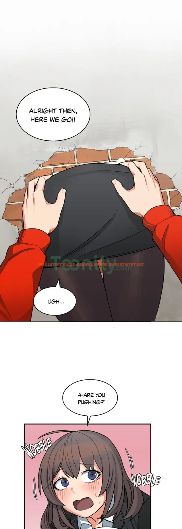 Read Hentai Image 8 374 in comic The Girl That Got Stuck In The Wall - Chapter 2 - hentaitnt.net