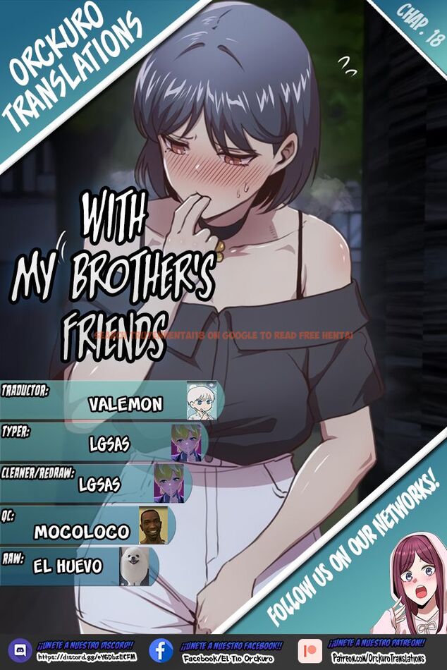 Read Hentai Image 1 78138 in comic With My Brother’s Friends - Chapter 18 - hentaitnt.net