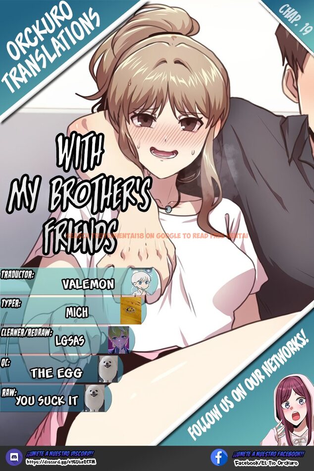 Read Hentai Image 1 c4c9b in comic With My Brother’s Friends - Chapter 19 - hentaitnt.net