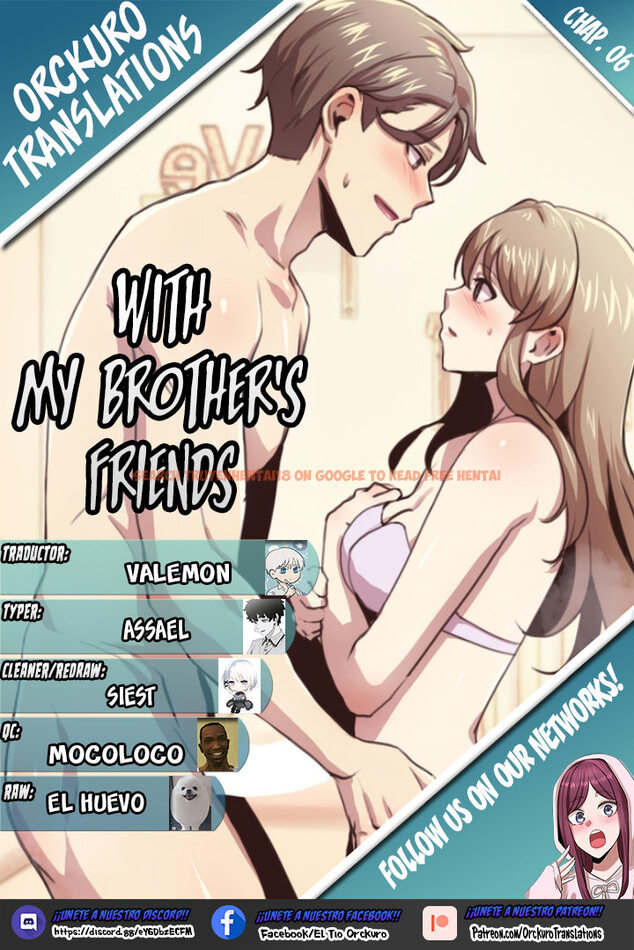 Read Hentai Image 1 75476 in comic With My Brother’s Friends - Chapter 6 - hentaitnt.net