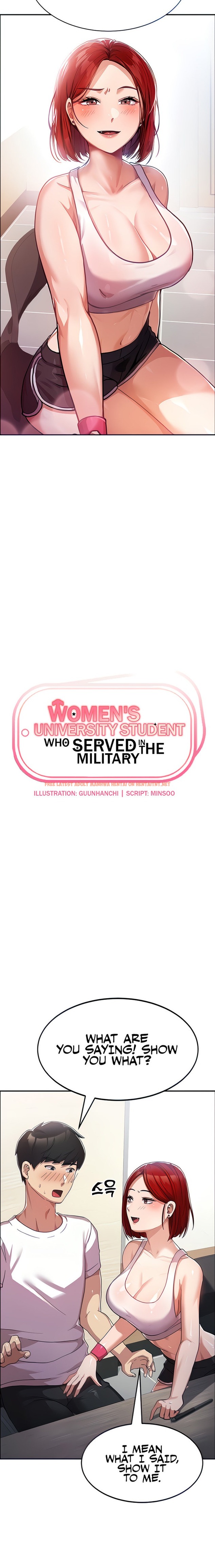 Read Hentai Image 2 886 in comic Women’s University Student Who Served In The Military - Chapter 2 - hentaitnt.net